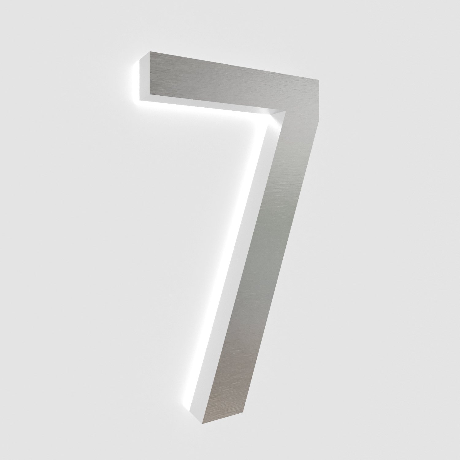 Custom Solar House Number Light Apartment Door House Number Signs Metal Numbers and Letters Light up Letters