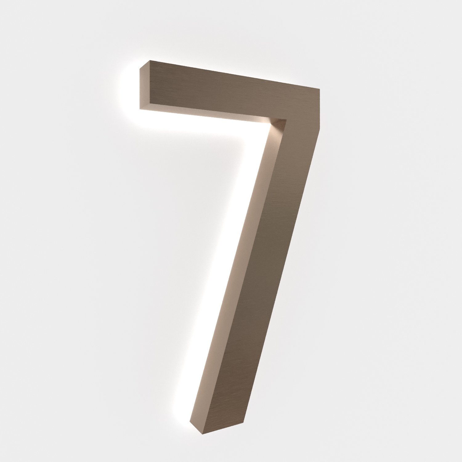 Custom Solar House Number Light Apartment Door House Number Signs Metal Numbers and Letters Light up Letters
