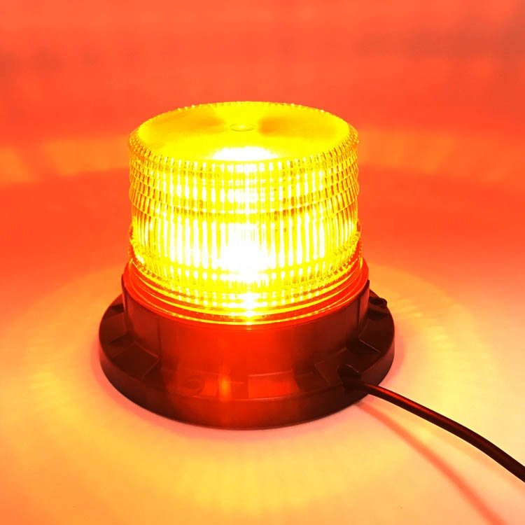 12V 85V Red Blue Amber Magnetic Strobe Beacon Light for Ambulance Construction Truck School Bus