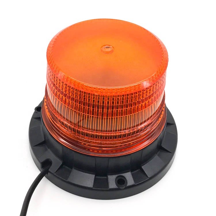 12V 85V Red Blue Amber Magnetic Strobe Beacon Light for Ambulance Construction Truck School Bus