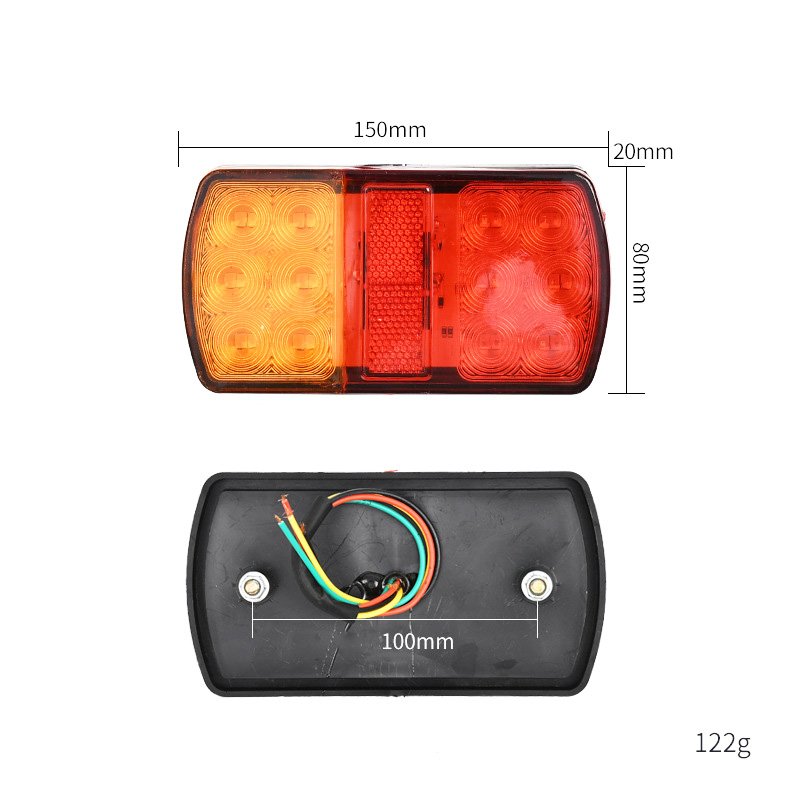 Superbleds Multiple Use 10-30V Marine Boat Rear Indicator Stop Tail Lamp Automotive Truck Trailer Tail LED Auto Lights Universal