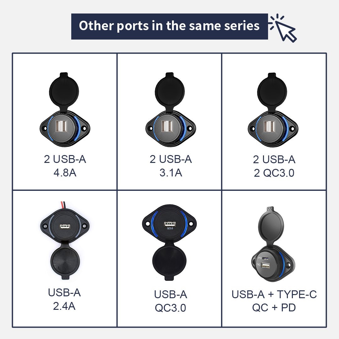 Fast Charging Usb Car Charger Dual Usb 3.1A Socket for Mobile Phones Car Accessories