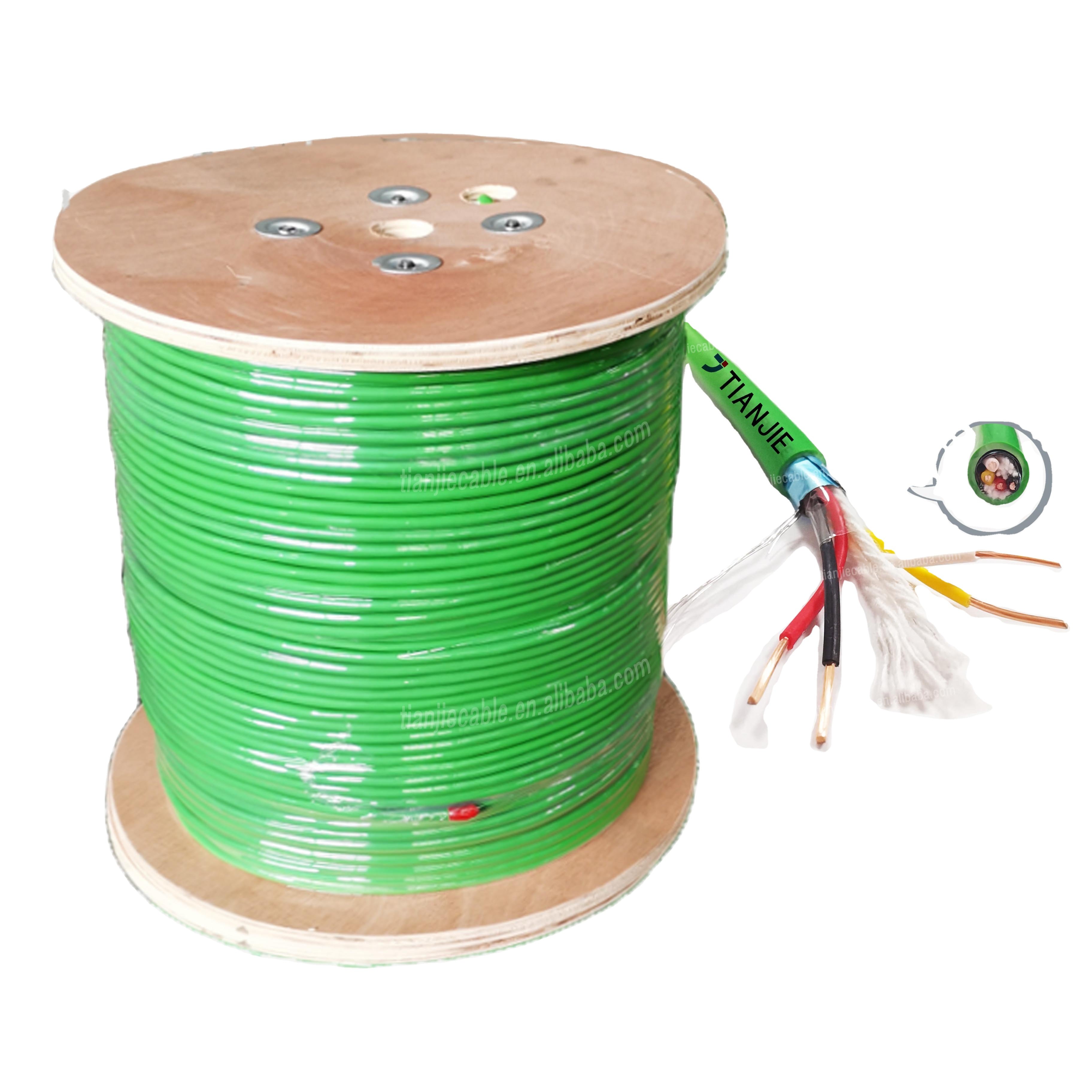 KNX Certified Cable 1*4*0.8mm Solid Copper Shielded LSZH Jacket ROHS Compliant CPR Class Eca