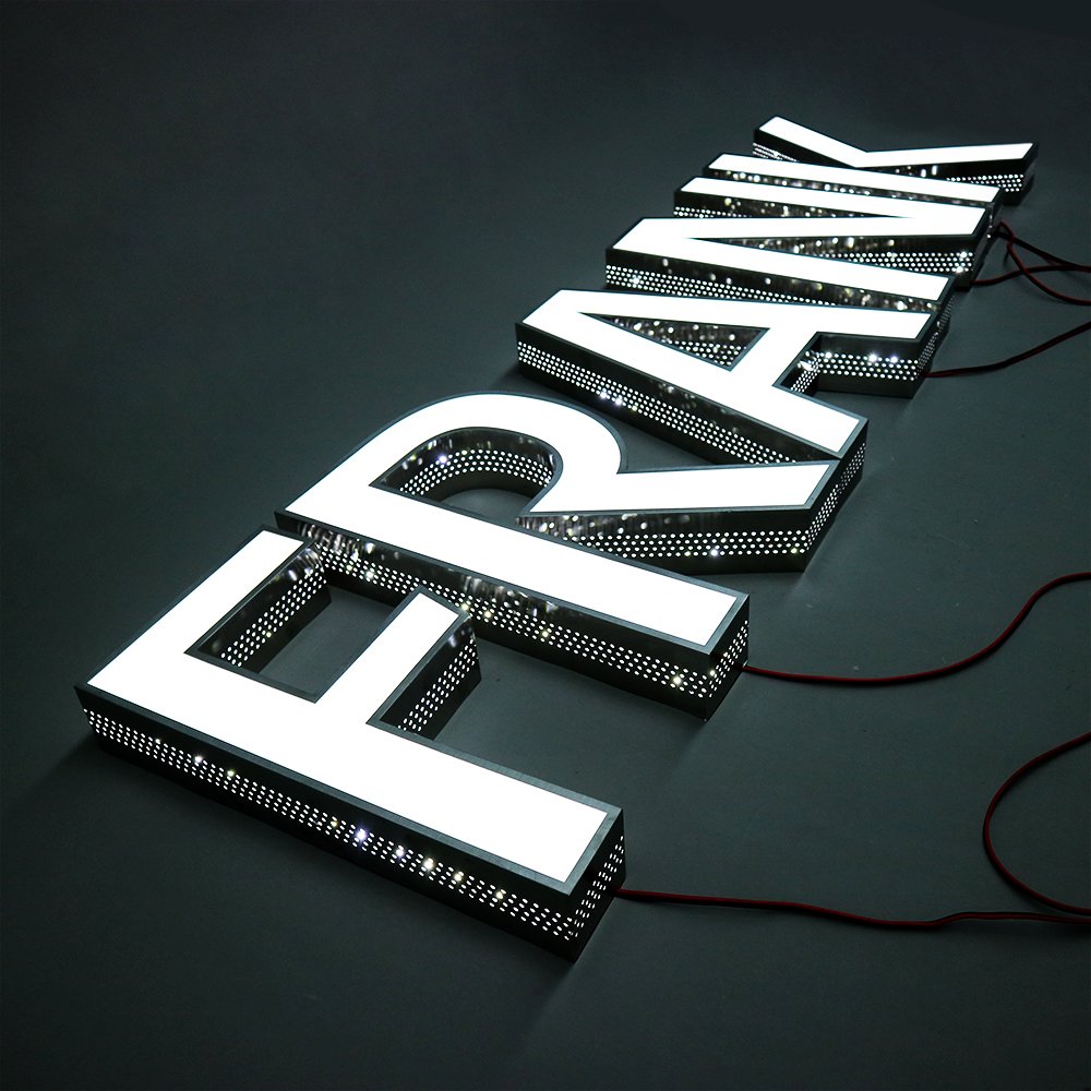Custom Signboard Maker Outdoor Restaurant Hotel Business Shop 3d Led Storefront Grow Signboard Sign Board for Shop