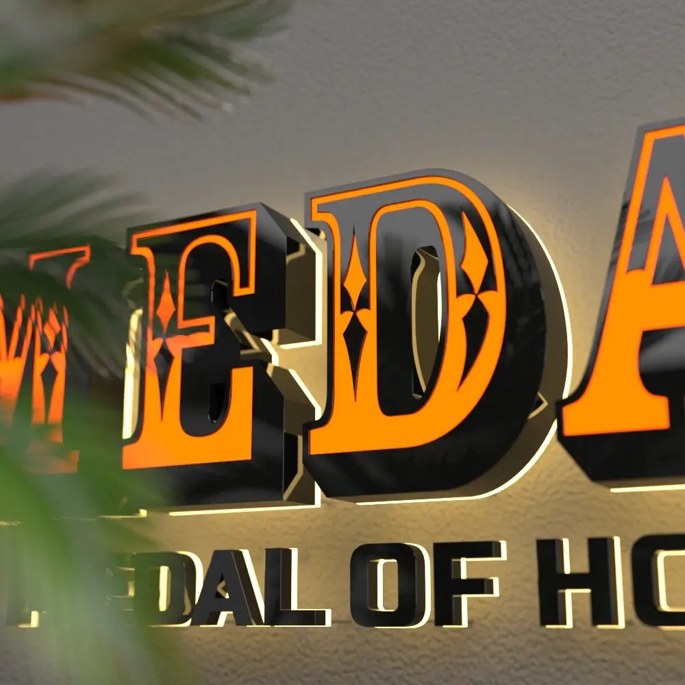 Make Design LED Acrylic Face Lighting Letters Advertising Sign Outdoor Light Restaurant Signs Name of LED Sign
