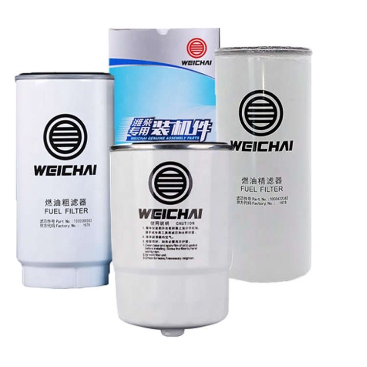 Best Selling Engine-Sinotruk Howo Weichai Special Fuel Filter element Oil Filter 612600081334 1000428205 1000053555