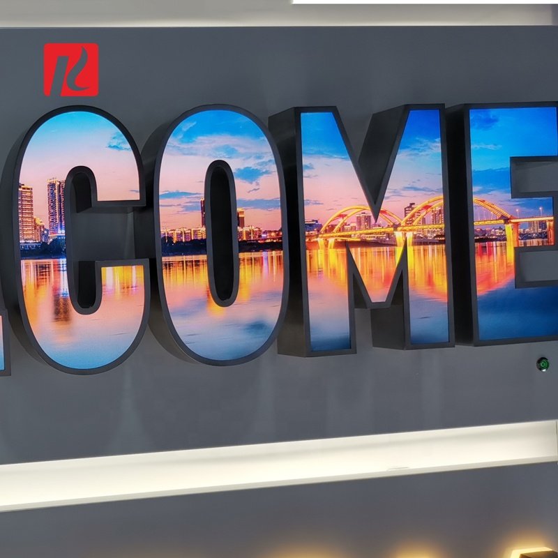 Kexian Custom LED Sign Business 3d Frontlit Letter Sign Board LED Channel Letter Shop Name Acrylic Letter