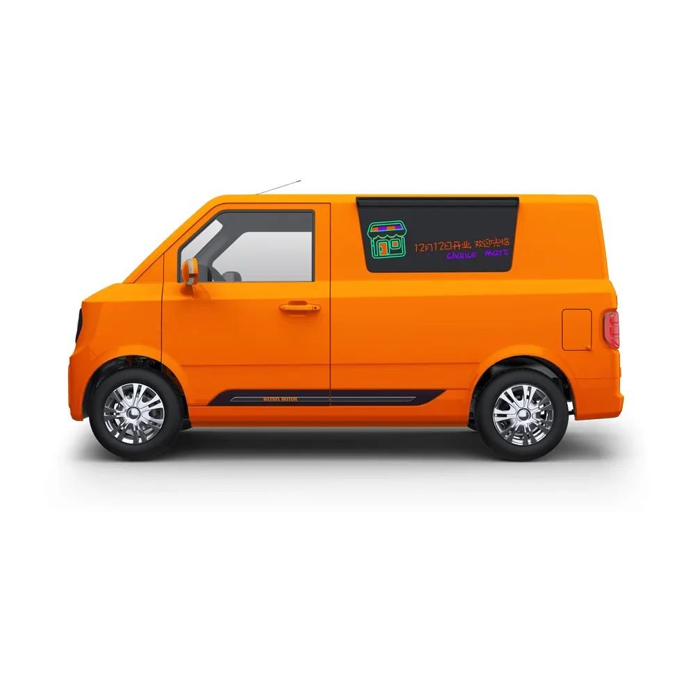 New Energy Electric 4-Wheel 2-Seat Van Truck for Passenger Transportation & Bus Service