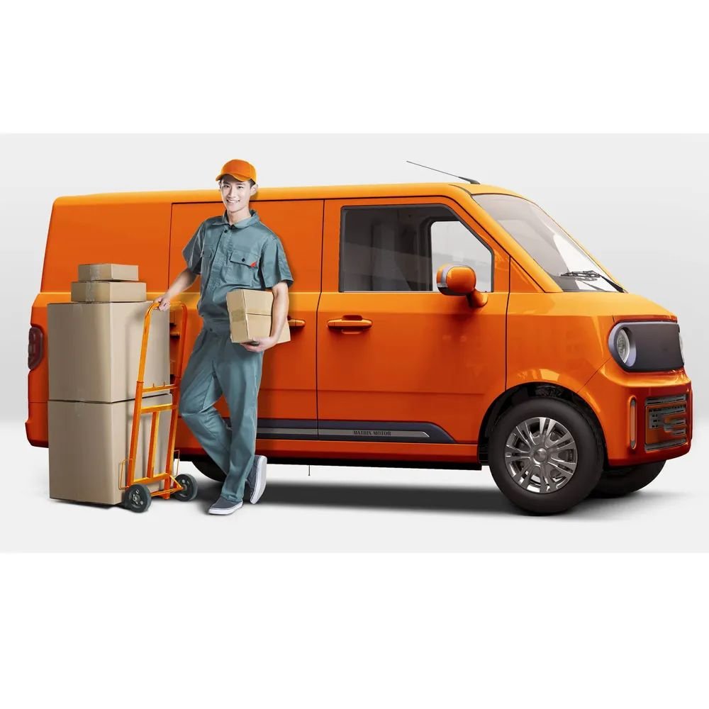 New Energy Electric 4-Wheel 2-Seat Van Truck for Passenger Transportation & Bus Service