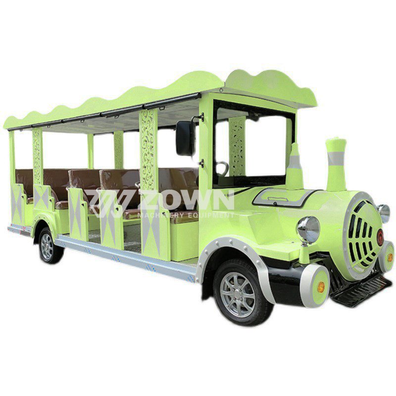 Hot Selling Small Train Series Cartoon Playground Bus Electric Shuttle Tourist Sightseeing City School Bus for Shopping Mall