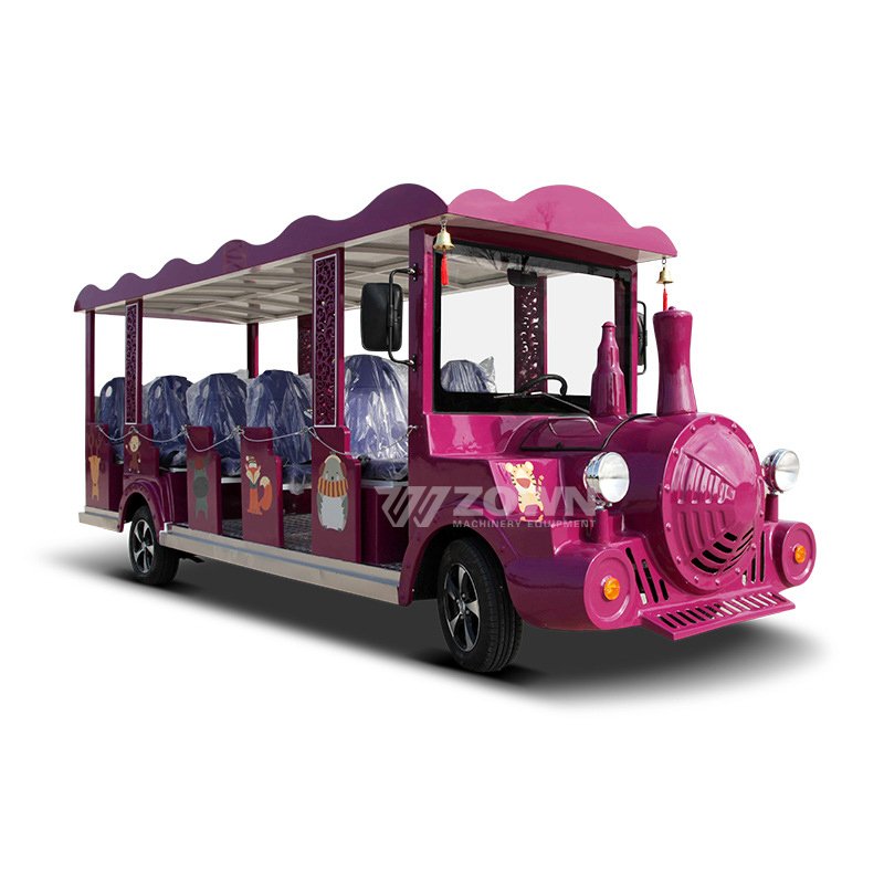 Hot Selling Small Train Series Cartoon Playground Bus Electric Shuttle Tourist Sightseeing City School Bus for Shopping Mall