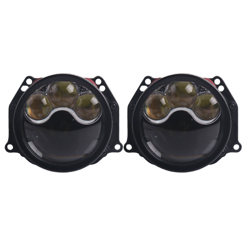 Newest 80W 6000K A13MAX Bi LED Laser Projector Lens Headlights Lamp for Car Motor Head Light Upgrading Retrofit