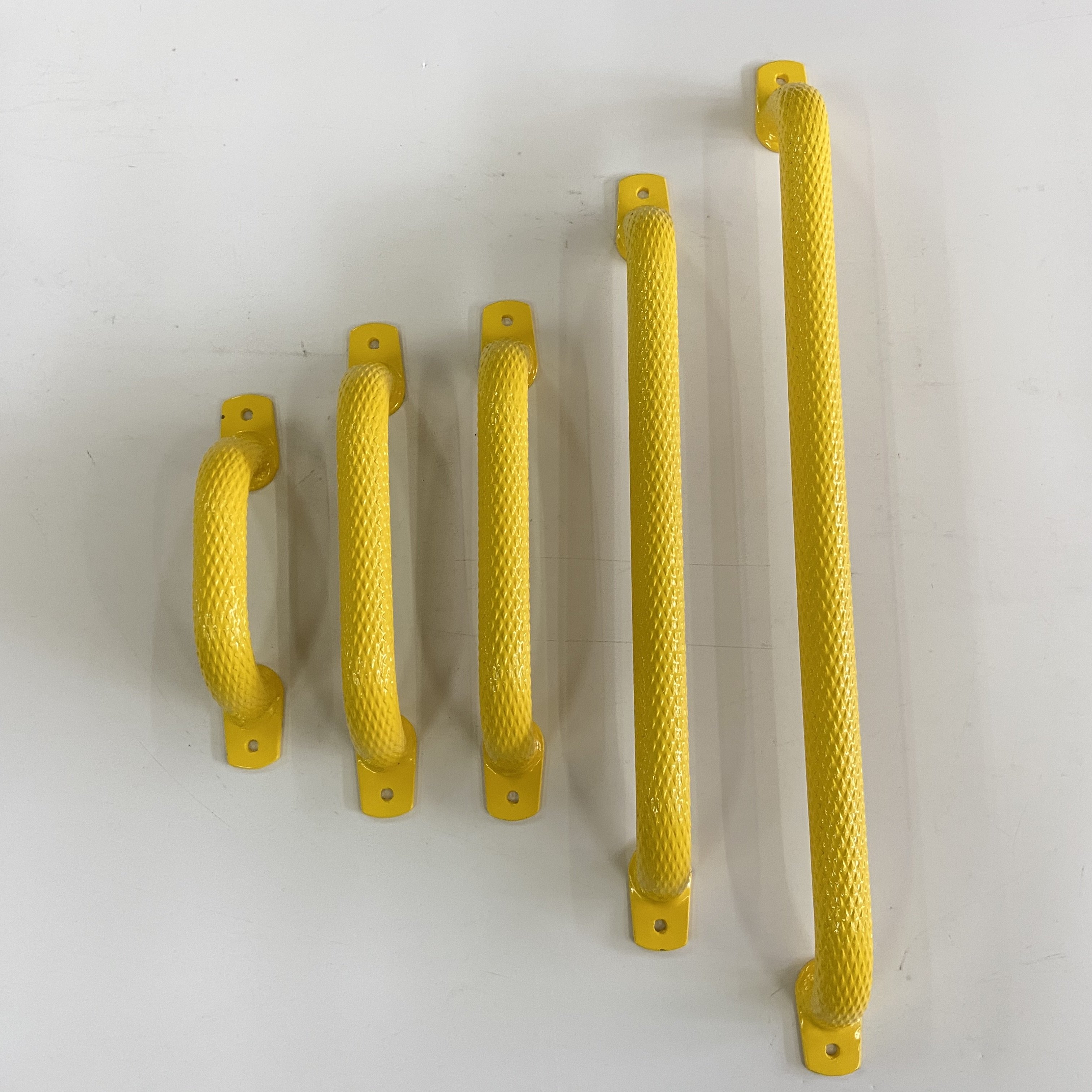 250 mm Bus Accessories Yellow Powder Coated Grab Pipe Handle