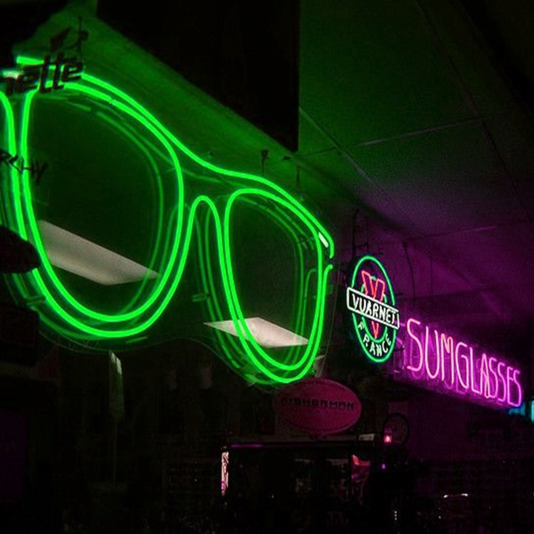 Eyewear Shop Decoration Lighting Glasses Led Neon Sign Light for Store Advertising