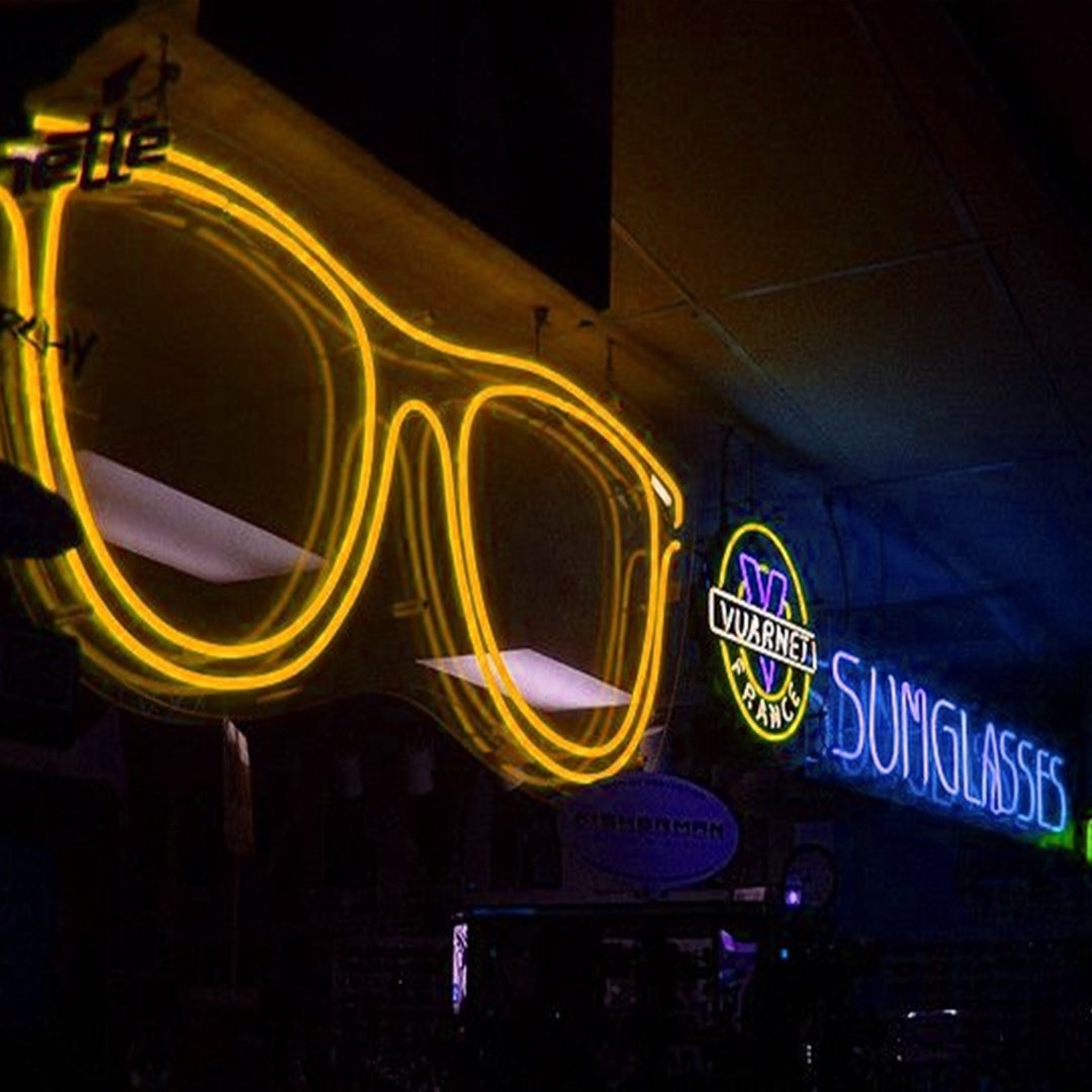Eyewear Shop Decoration Lighting Glasses Led Neon Sign Light for Store Advertising