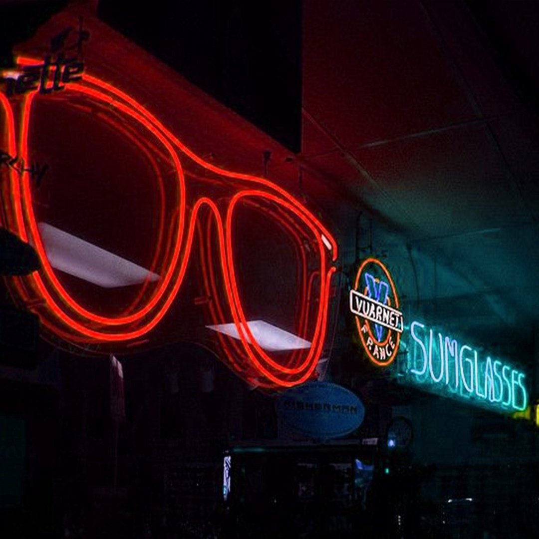 Eyewear Shop Decoration Lighting Glasses Led Neon Sign Light for Store Advertising