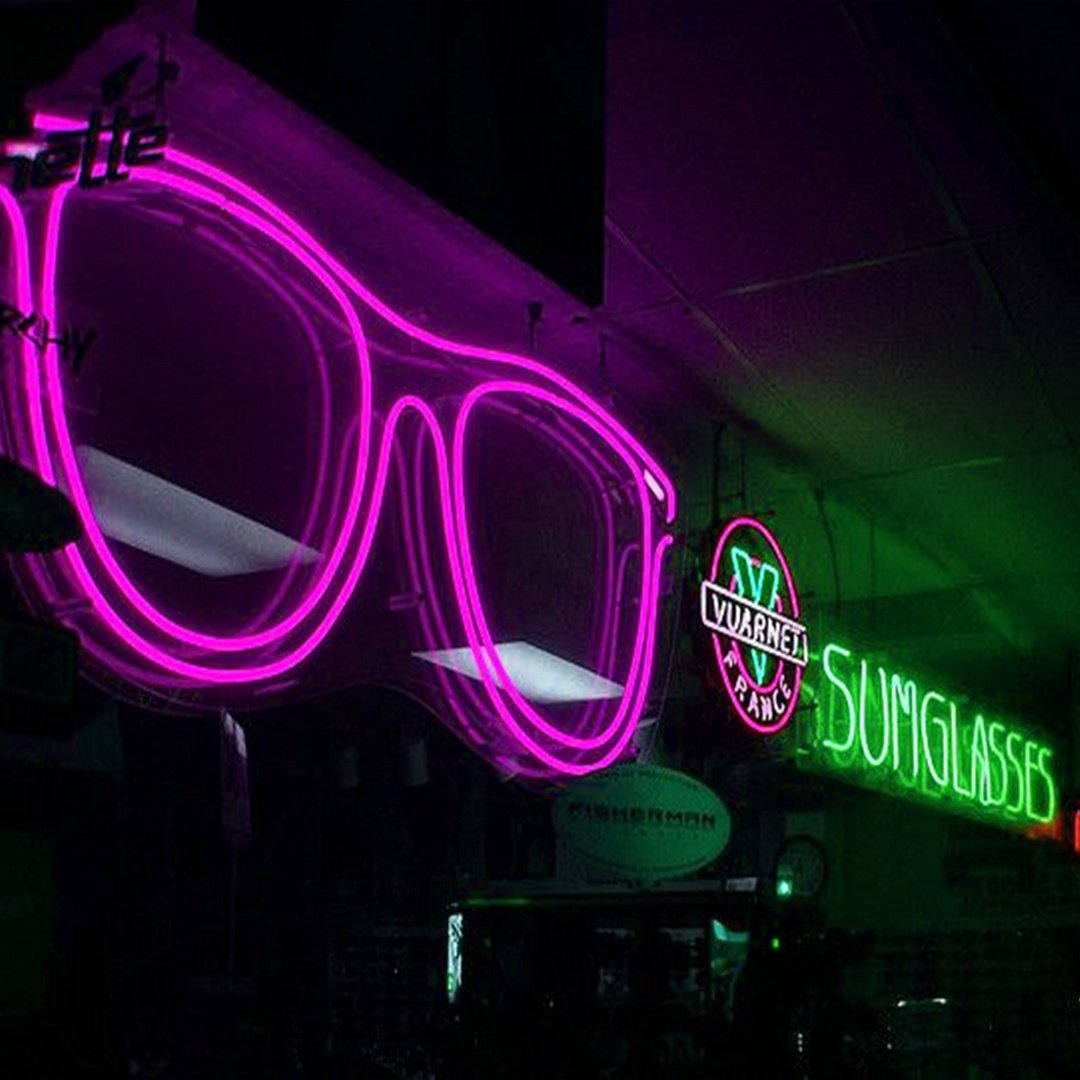 Eyewear Shop Decoration Lighting Glasses Led Neon Sign Light for Store Advertising
