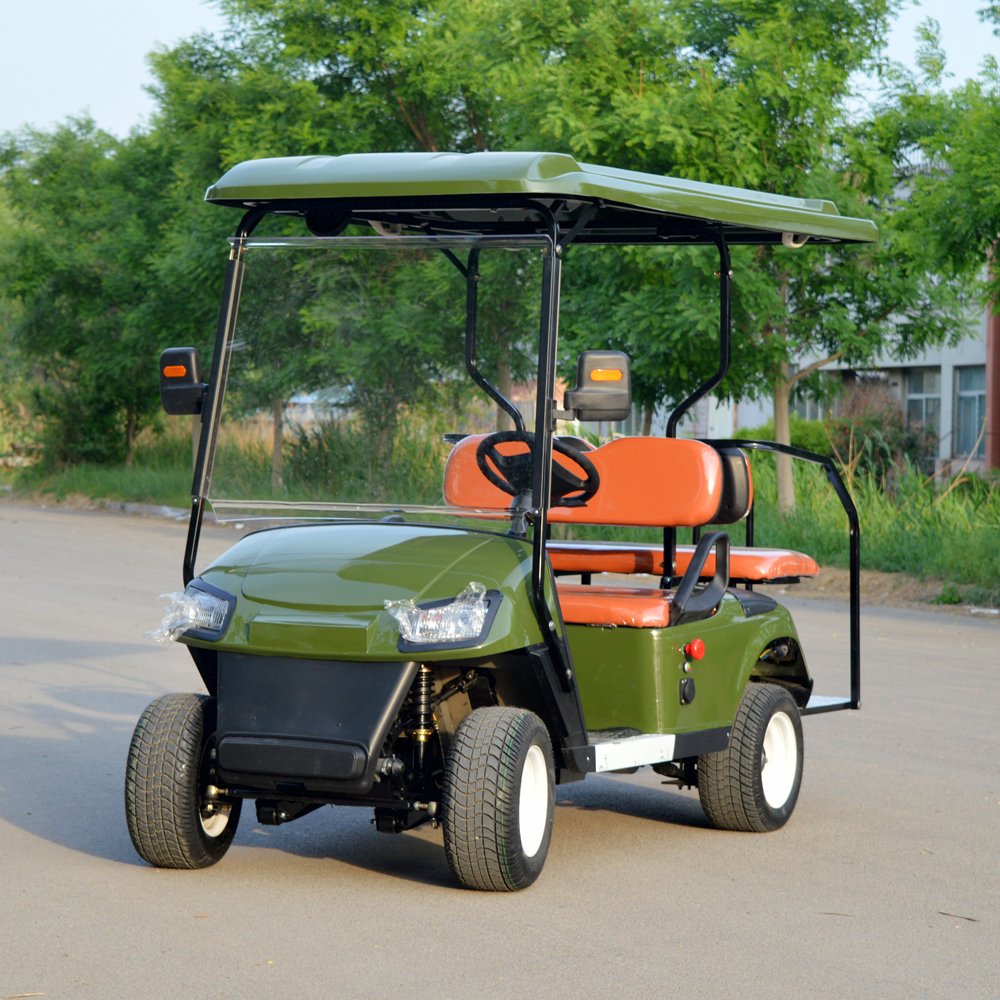 2+2 Seater Street Legal Electric Utility Golf Cart 4 Passenger Club Car for Sightseeing & Hunting Electric Sightseeing Bus