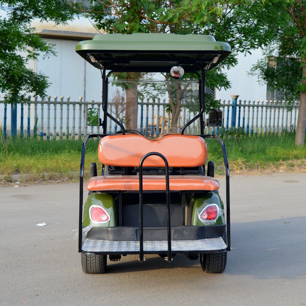 2+2 Seater Street Legal Electric Utility Golf Cart 4 Passenger Club Car for Sightseeing & Hunting Electric Sightseeing Bus