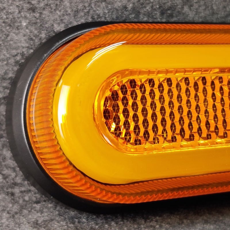 Ece E-mark Red Yellow Clearance Side Marker Led Trailer Side Light 12v Led Tail Light Rear Warning Light for Truck Pickup Bus
