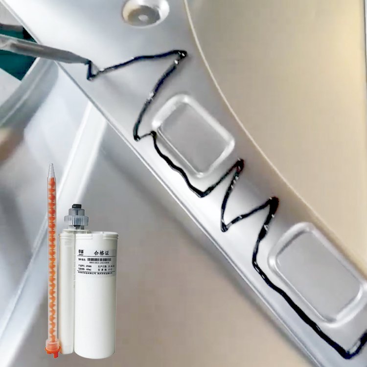Auto Car Bus Bonding Gum High Temperature 180℃~200℃ Good Strength Vehicle Door Panel Structural Sealant for Car Wheel Covers