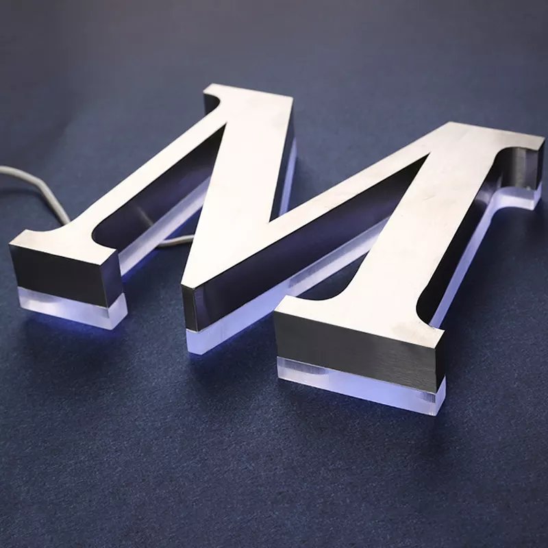 Manufacturer Custom Waterproof Led Illuminated Outdoor Light Channel Letters Sings Store Front Led Signs