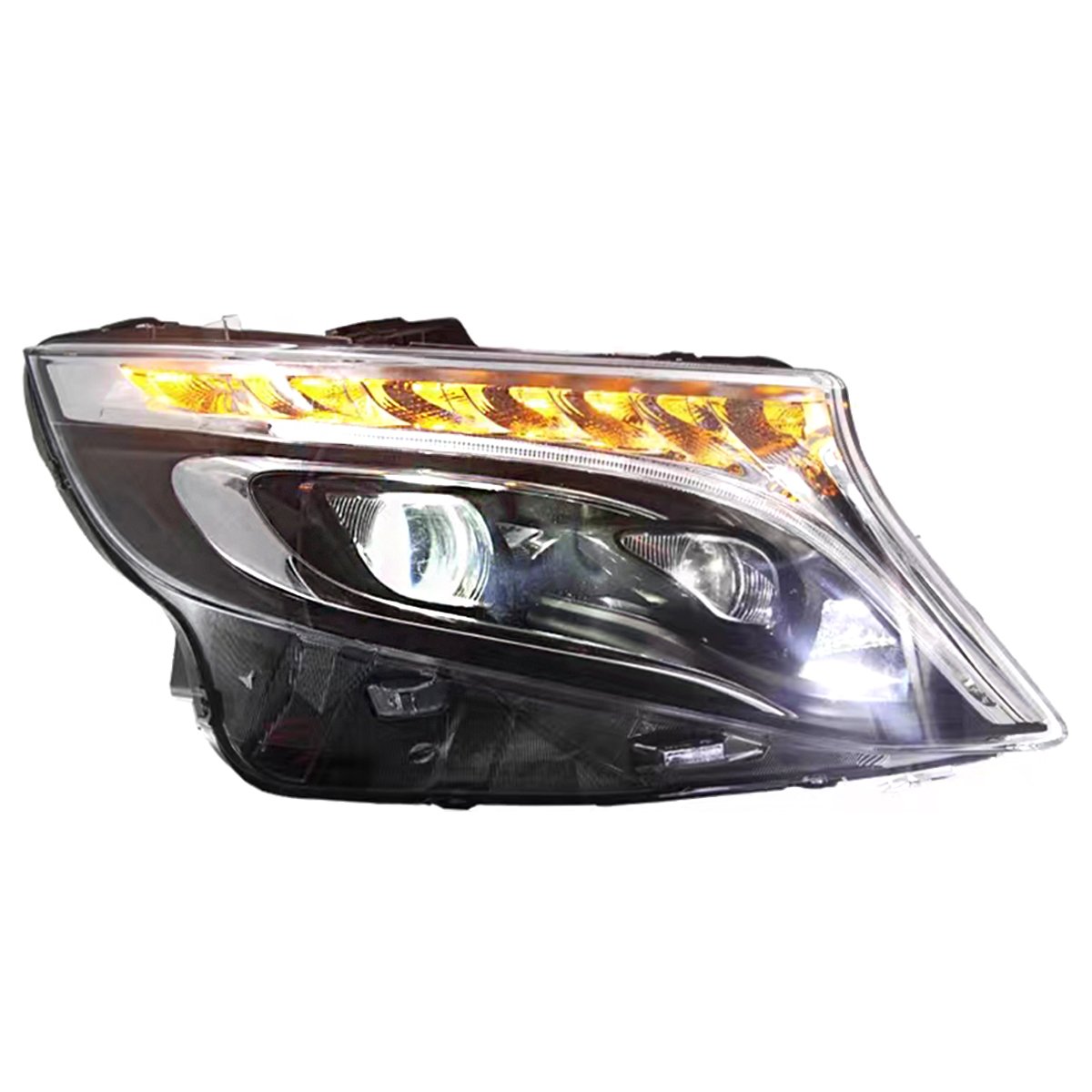 Upgrade to New Style LED Headlight Front Light Assembly for Mercedes benz Vito V Class 2016-2023 W447 Head Lamp.