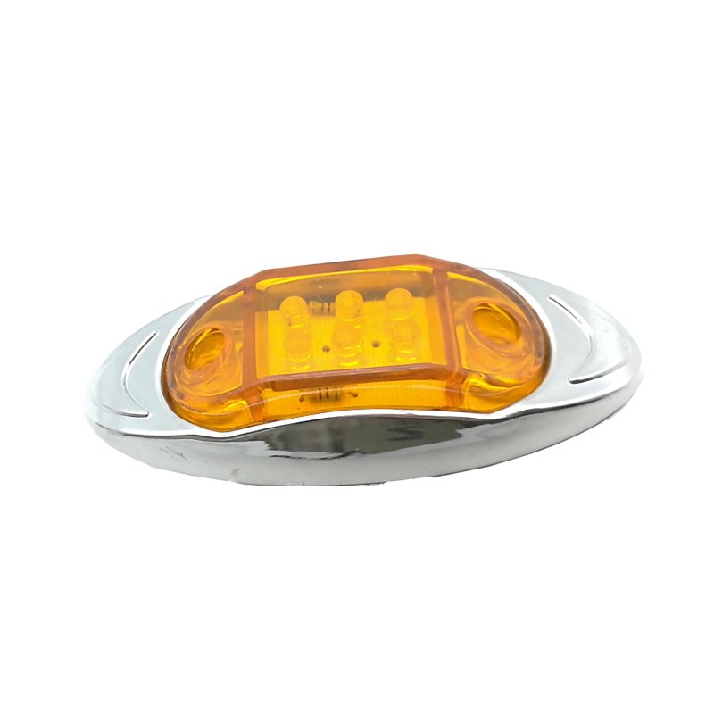 12V/24V LED Car Amber Blue Side Marker Light Amber Trailer Truck Lamp Car Bus External Led Marker Lights Truck Lights for Truck