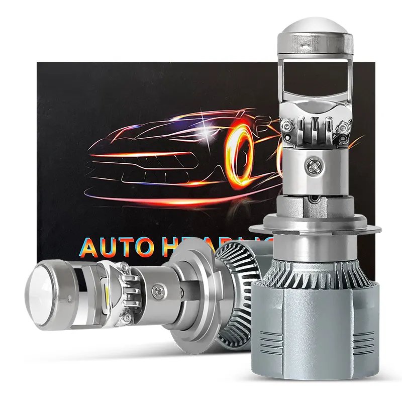 A80 H4 Led Headlight Projector Super Bright Mini Lens Headlight 9005 9006 H11 H7 Led Lights for Car Led Car Accessories 2024