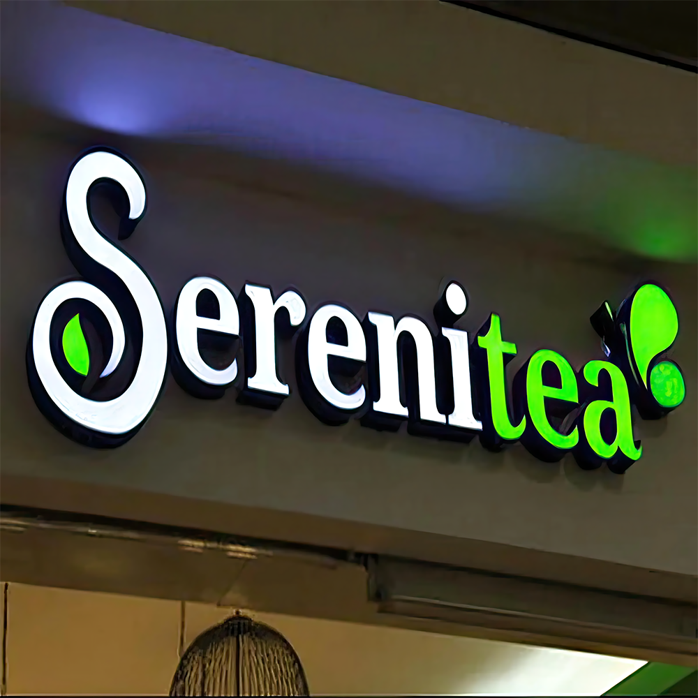 Luxury Acrylic Logo LED Storefront Signs LED Lighted Signage LED Sign for Electronics Stores