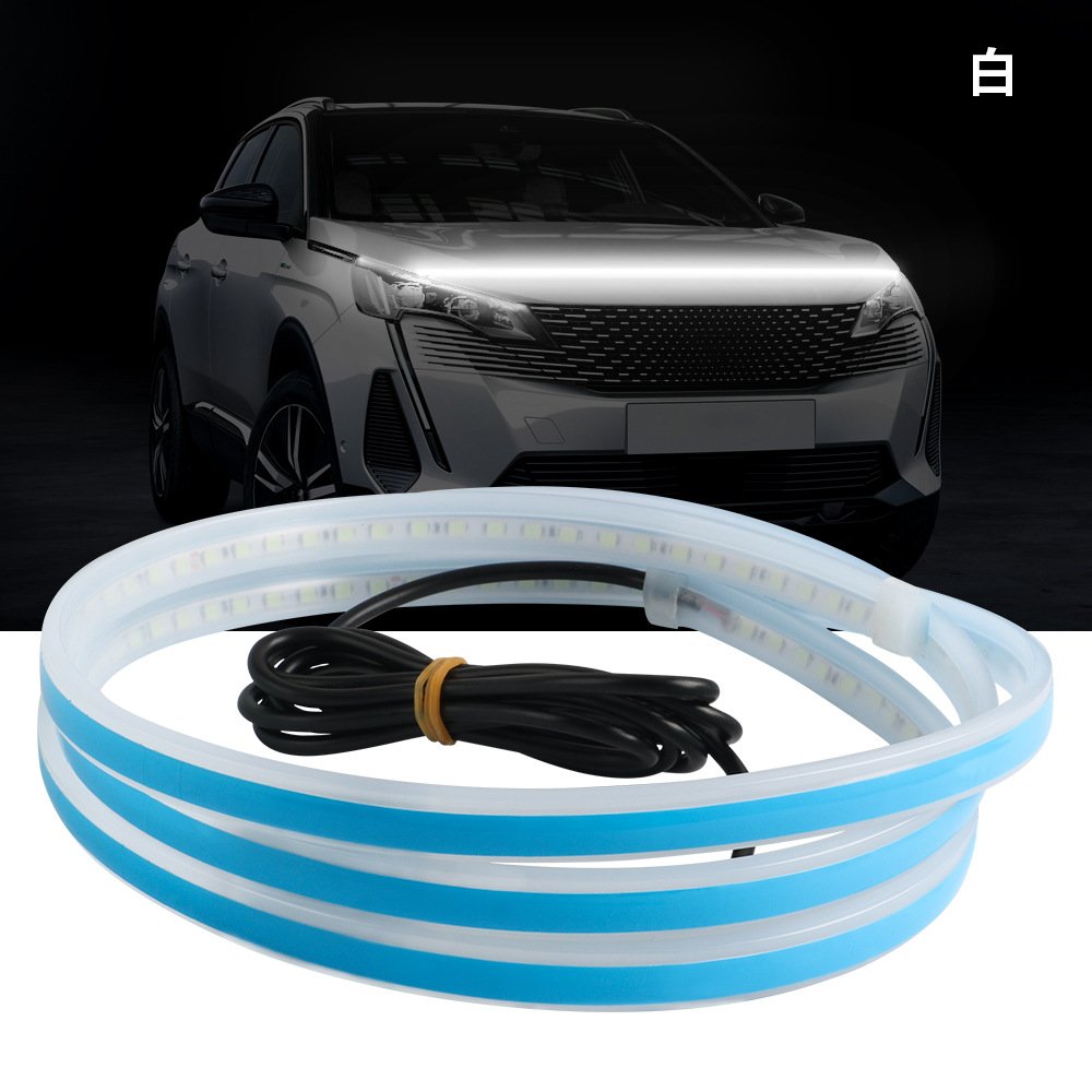 Yosovlamp 90cm 120cm 150cm 180cm CCFL App Atmosphere Strip Multifunction Remote Control RGB Car Hood Light Flexible DRL Strip