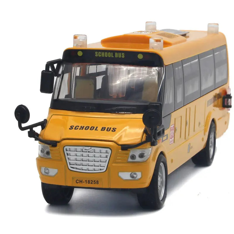 1:32 Hot Selling American University School Bus Alloy Pull Back Car Model Toys