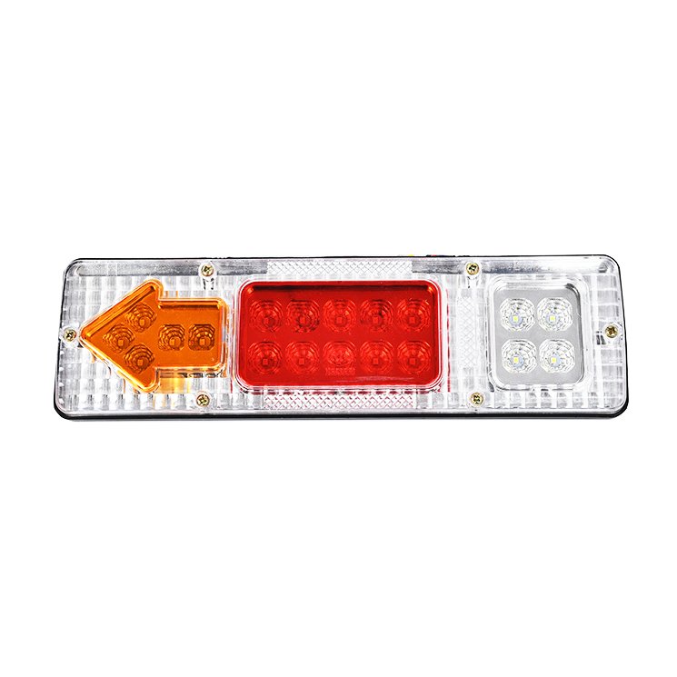 12V 19 Leds Led Rear Trailer Tail Lights for Truck Boat Ute Caravan Bus LORRY Red White Lamp Amber Arrow Taillights