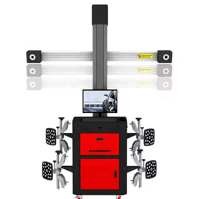 Manufacturer's Manual 3D Four Car Bus Truck Steering Wheel Alignment Machine Full Set K1800 Equipment Clamp Competitive Price