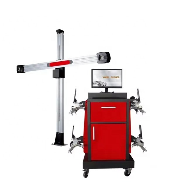 Manufacturer's Manual 3D Four Car Bus Truck Steering Wheel Alignment Machine Full Set K1800 Equipment Clamp Competitive Price