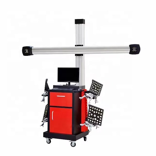 Manufacturer's Manual 3D Four Car Bus Truck Steering Wheel Alignment Machine Full Set K1800 Equipment Clamp Competitive Price