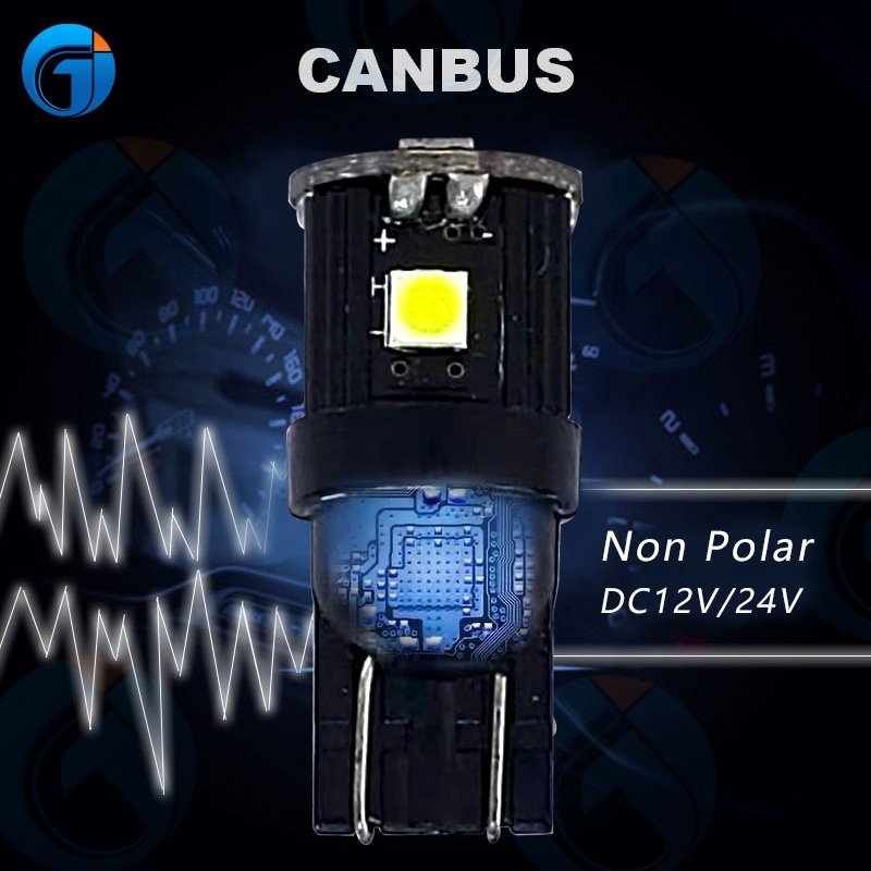 JG Pro T10 Canbus T10/ W5w 7SMD 3030 Chips 6000k for Interior/Reading/Dome/Side/ Parking Light Led 12v Super Bright