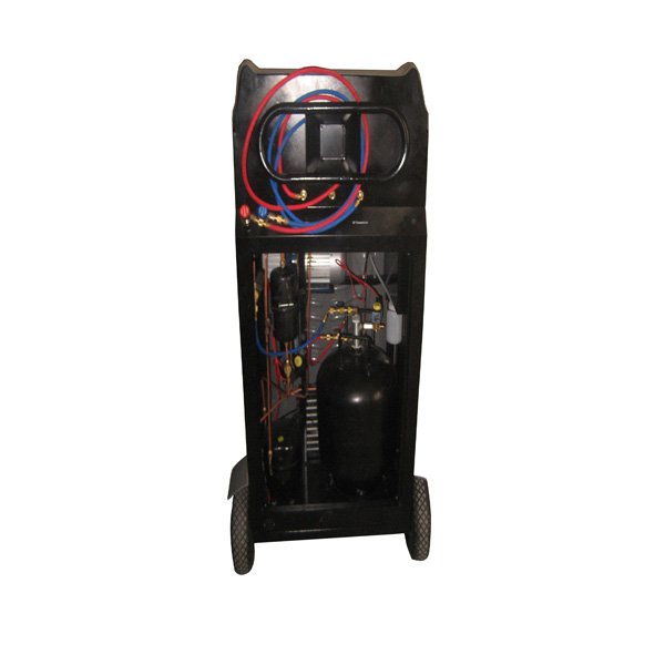 Bus Reclaim R134a Auto Recycling System Recovery and Charging Machine Oil Flush AC Refrigerant with Printer and Database