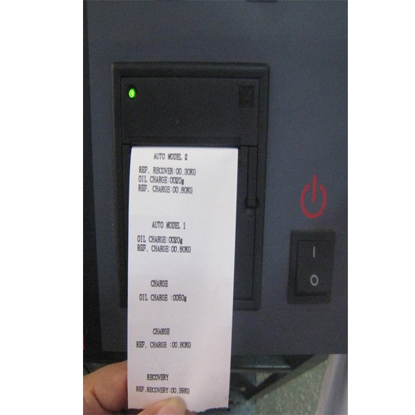 Bus Reclaim R134a Auto Recycling System Recovery and Charging Machine Oil Flush AC Refrigerant with Printer and Database