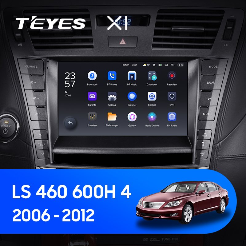 TEYES X1 for Lexus LS460 LS600H XF40 4 lV 2006 - 2012 Car Radio Multimedia Navigation Stereo GPS Android No 2din 2 Din Dvd