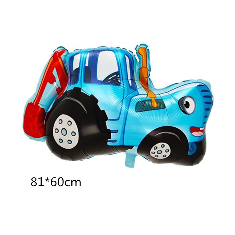 Transportation Foil Balloon Birthday Party Supplies Kids Vehicle Party Favor Decorations