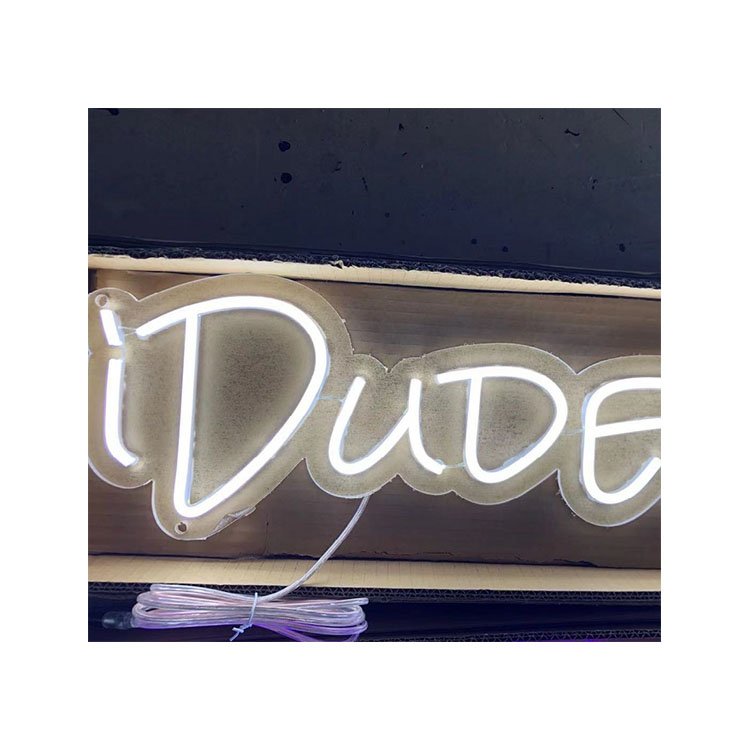 Custom Made Wall Mounted Hanging Led Custom Neon Light Sign for Shop Party Decoration