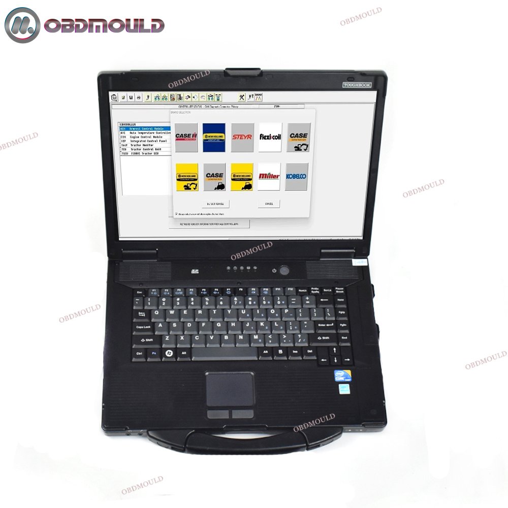 380002884 Est DPA5+eTim Go+CF53 Laptop Diagnostic Kit for New Holland Case INDUSTRIAL Repair Data Parts Catalogue Diagnostic