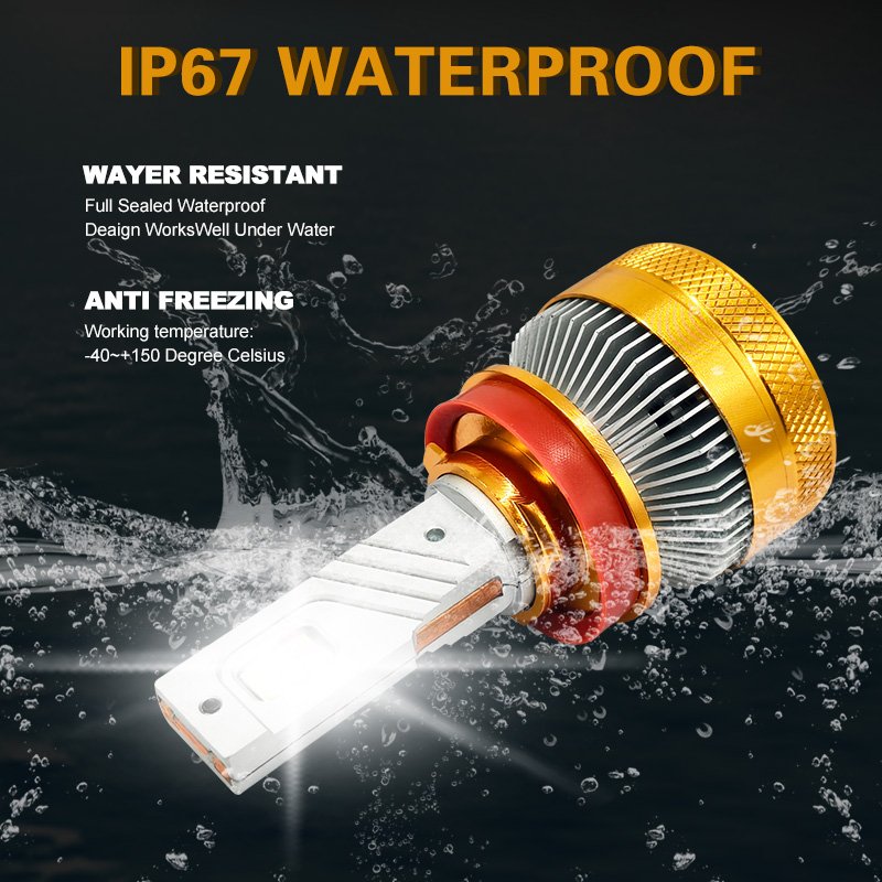220W Double Copper Tube LED Headlight Bulbs H7 6000K Car Light Bulb With Canbus H8 H9 H11 Auto Headlamp Fog Light