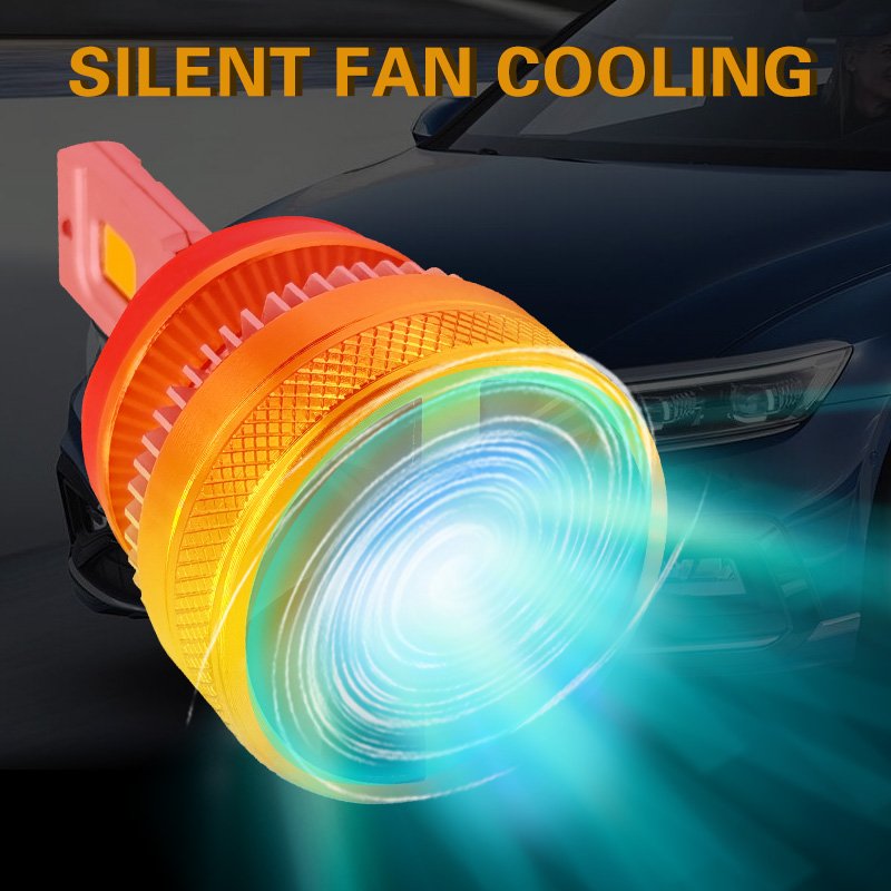 220W Double Copper Tube LED Headlight Bulbs H7 6000K Car Light Bulb With Canbus H8 H9 H11 Auto Headlamp Fog Light