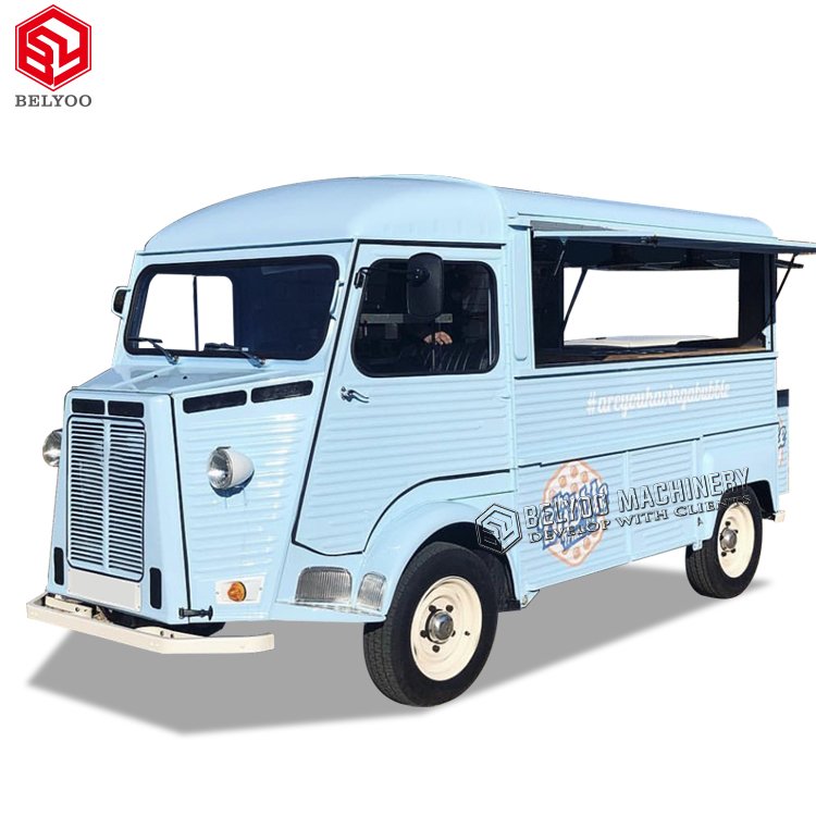 Canteens Snack Coffee Van Electric Mobile Food Cart Mobile Donut Food Cart Ice Cream Coffee Shop Mobile Cart Food Truck