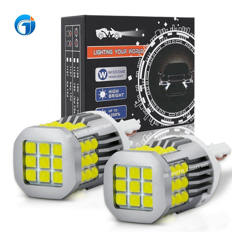 JG High Power 27w T20 PY21W 7443 Canbus signal Light Bulb Error Free Canbus Car Led Turning Light Bulb No Need External Resistor