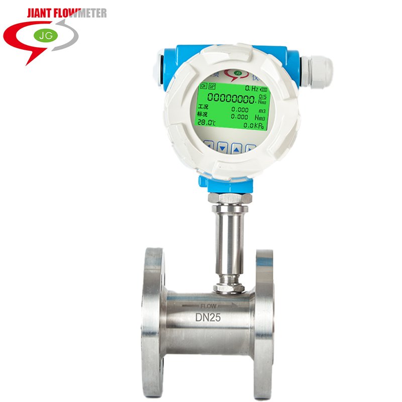 Turbine FlowmeterHigh Accuracy 304 Stainless Steel 4-20ma RS485 Fuel Flow Meter Smart Water Flow Meter Flow Instruments