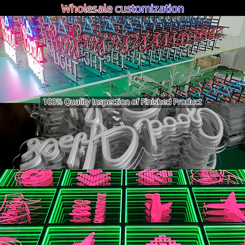 Manufacturer Customize OPEN Led Sign 3d Letters Infinity Mirror Electronic Signs Mirror With Light for Business Neon Sign