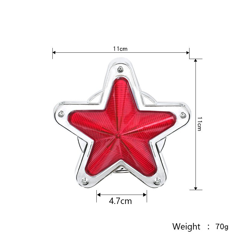 HearxinLED 24V Side LED Star Width Light Bus Tail Light Trailer Signal Decorative Flashing Strobe Warning Light for Truck